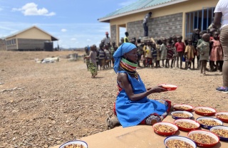 School feeding program in Kenya