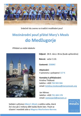 Pouť Mary’s Meals do Medžugorje