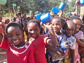 Children in school in Malawi